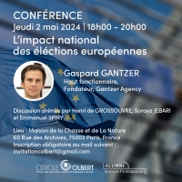 Conférence sur l’impact national des élections européennes avec Gaspard GANTZER
