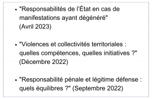 Francis MALLOL (SP 1972) - Articles dans la Revue Complément Territorial